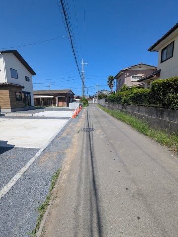 ひたちなか市足崎3期の前面道路含む現地写真|前面道路含む現地写真です