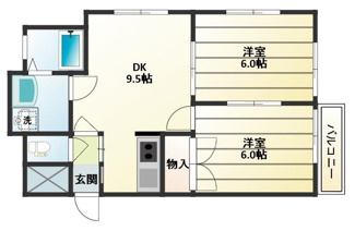 【間取り】 | フェリス板橋