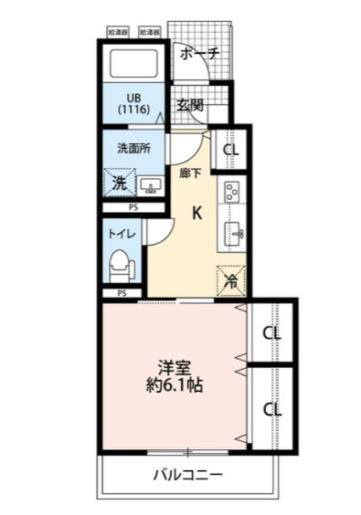立川市錦町６丁目のアパート