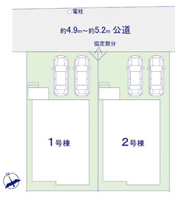 福岡市南区屋形原２期　１号棟　の区画図