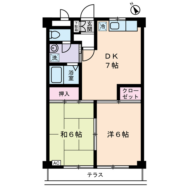 グレースＫの間取り