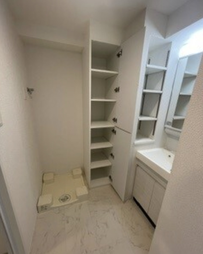 S-RESIDENCE三田慶大前の洗面所