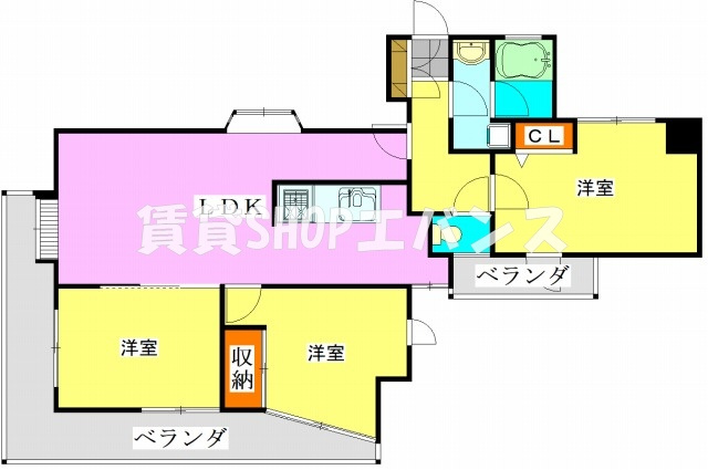 【間取り】 | グリーンパーク船橋