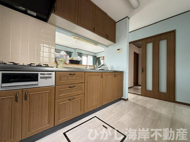 平塚市西真土１丁目　　中古戸建のキッチン|新規リフォーム完了！　キッチンスペース