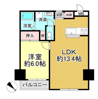 【間取り】 | カネボウ琵琶湖アーバンプラザ