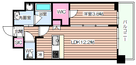 【間取り】 | スプランディッド弁天町