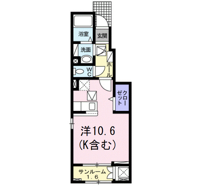 ゼフィールの間取り
