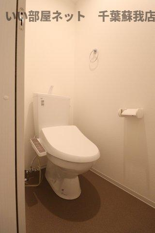 ジーメゾン千葉浜野クオリのトイレ|落ち着いたトイレです