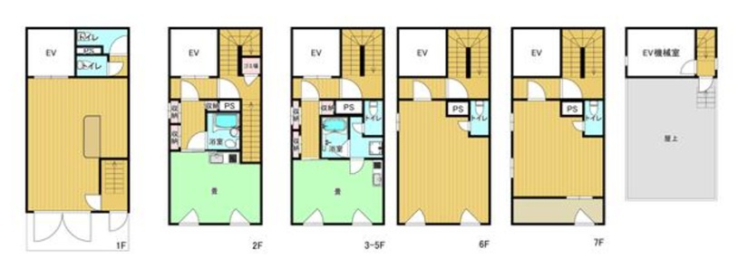 千代田区東神田２丁目のホテルの間取り