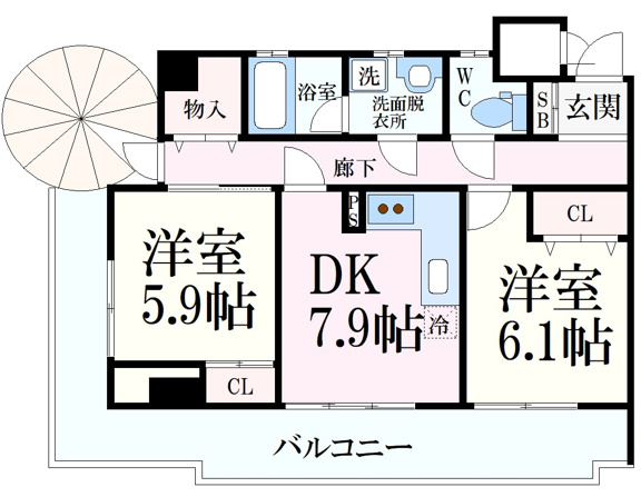 芦屋ニューコーポI番館