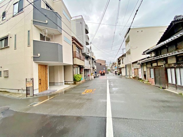 戸建 大阪市城東区東中浜２丁目の前面道路含む現地写真