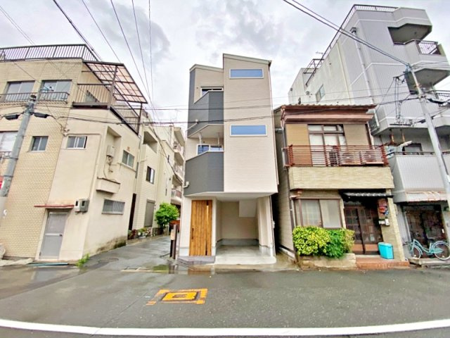 戸建 大阪市城東区東中浜２丁目の前面道路含む現地写真