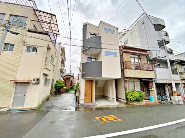 戸建 大阪市城東区東中浜２丁目の前面道路含む現地写真