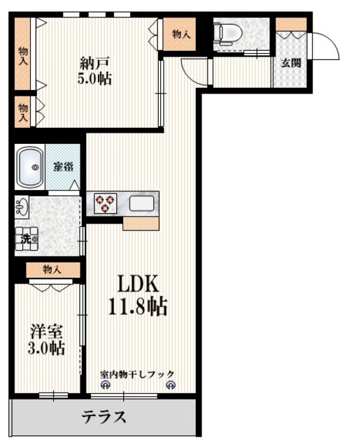 Highgate滝野川の間取り