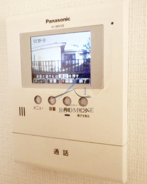 ウィッシュハイツⅡのセキュリティ|モニター付きインターホンです。