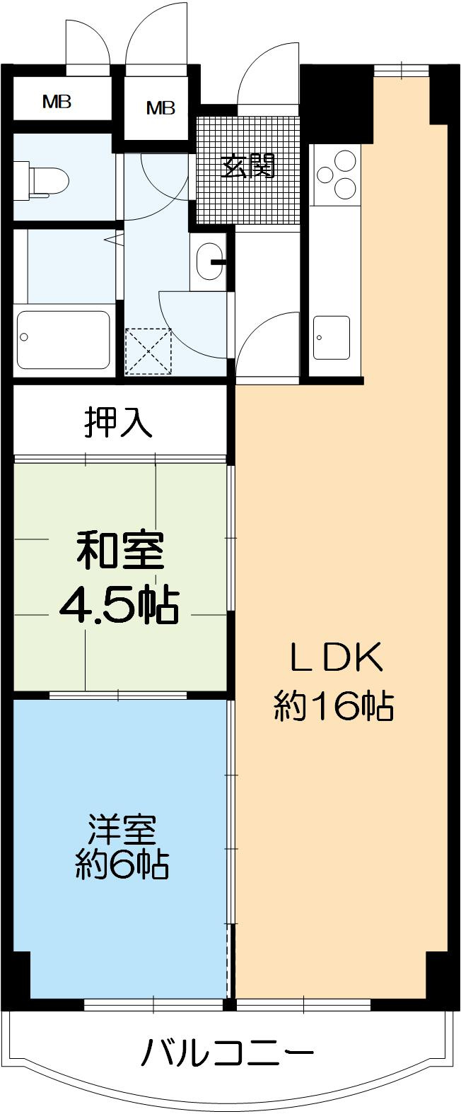 高槻セントポリアの間取り