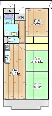 荒神山マンションの間取り