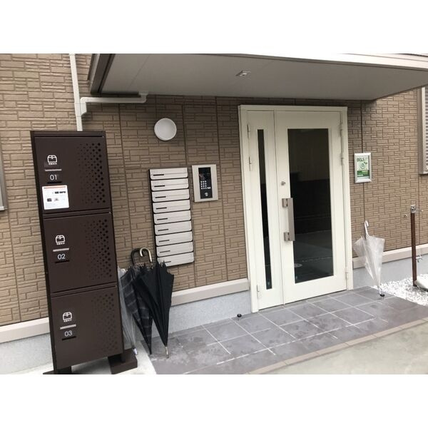春日井市気噴町４丁目のアパートのセキュリティ