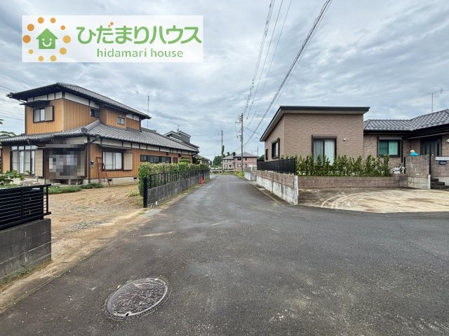 【前面道路含む現地写真】 | 龍ケ崎市白羽第11　新築戸建　5号棟 | 7/13撮影