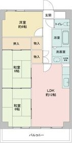 レジディア日比野の間取り