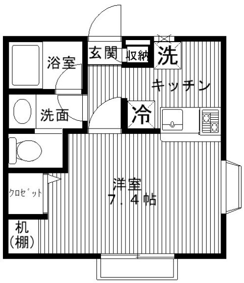 アドミラブール　アビテの間取り