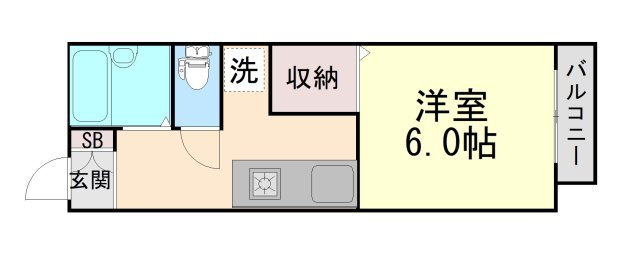 アパートメント林の間取り