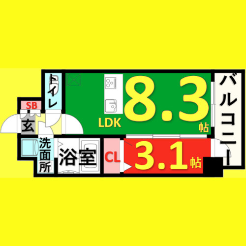 プレサンスSAKAEフロント　名古屋市賃貸　仲介手数料無料