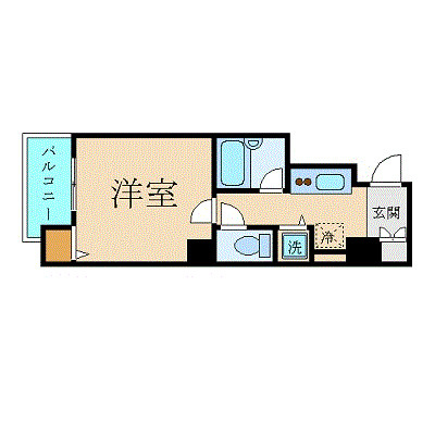 スカイコート銀座東壱番館の間取り