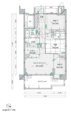 【間取り】 | アイランドシティ照葉テラスマリナコート3番館