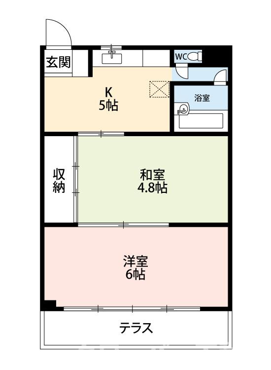 美和ハイツの間取り