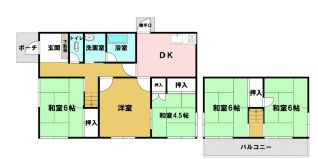 結城市結城の間取り