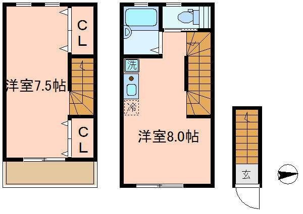 アイコート川越の間取り