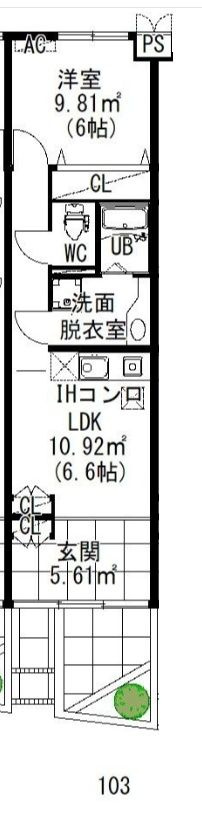 ハナミアパートメントの間取り