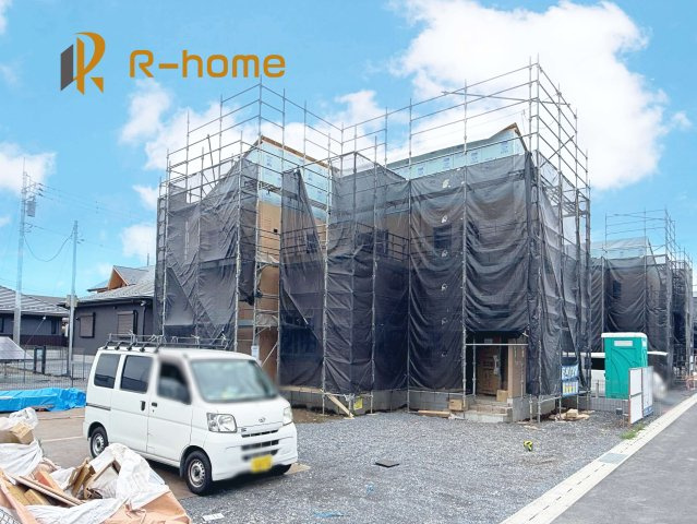 笠間市旭町第13　新築戸建て　2号棟の外観|ご予約を頂ければ、『平日』はもちろん『早朝』や『夜間』もご見学可能です♪お気軽にお申し付けください♪