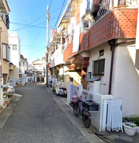 大庄北1丁目の前面道路含む現地写真|全室　採光のある、明るい住戸