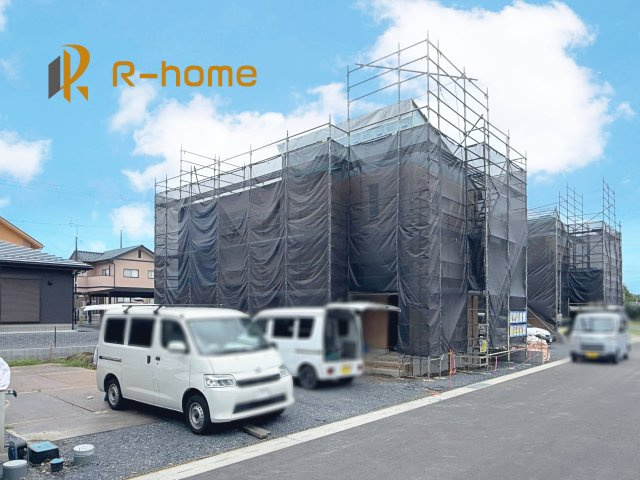 笠間市旭町第13　新築戸建て　3号棟の外観|ご予約を頂ければ、『平日』はもちろん『早朝』や『夜間』もご見学可能です♪お気軽にお申し付けください♪