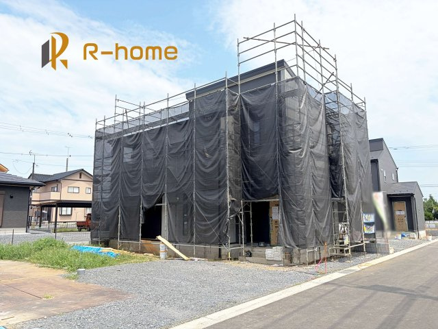 笠間市旭町第13　新築戸建て　3号棟の外観|ご予約を頂ければ、『平日』はもちろん『早朝』や『夜間』もご見学可能です♪お気軽にお申し付けください♪
