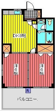 第二春日ビルの間取り