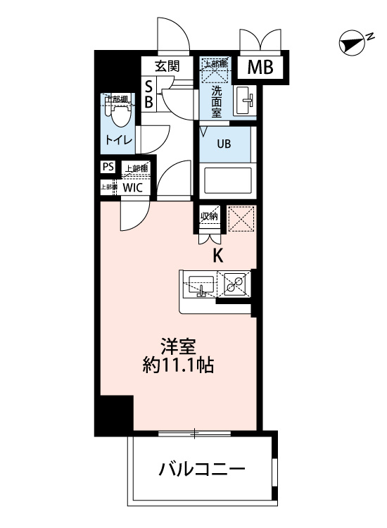 サヴォイラルカンジュ　9階の間取り