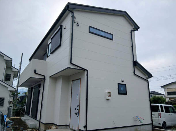 厚木市関口　新築戸建ての外観