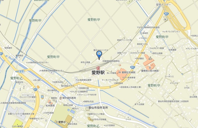 スマイリィハウス愛野の地図