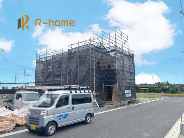 笠間市旭町第13　新築戸建て　4号棟の外観|ご予約を頂ければ、『平日』はもちろん『早朝』や『夜間』もご見学可能です♪お気軽にお申し付けください♪