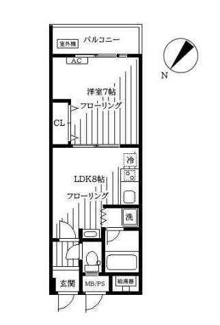 三栄ハイツの間取り
