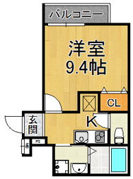 フジパレス武庫川駅東2番館の間取り