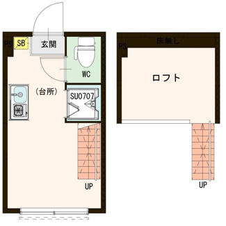 【間取り】 | ハーモニーテラス二子  | 間取りです。