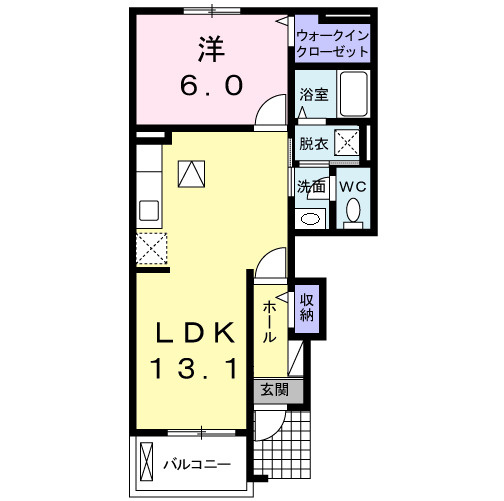 アバンツァート　西島の間取り|※パース写真