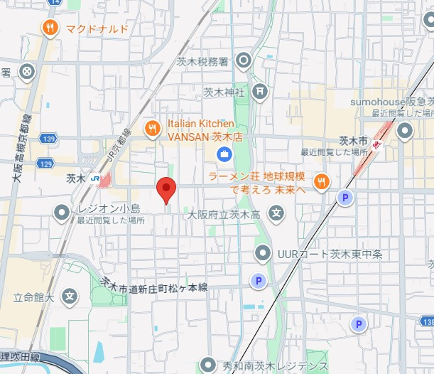エピーク下中条の地図