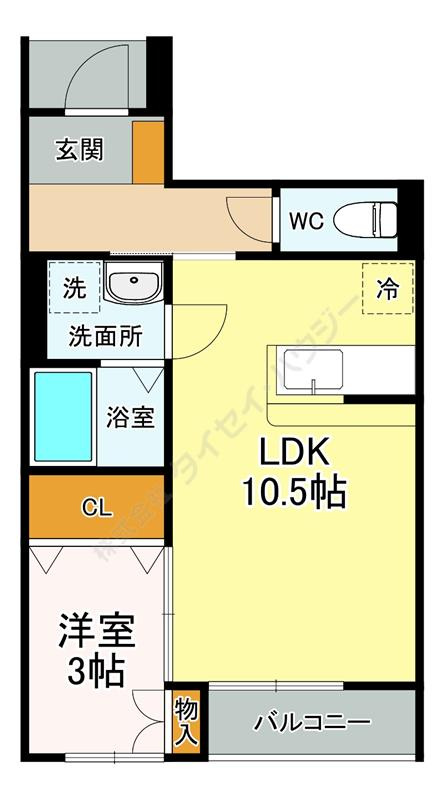 ボナール宮城野の間取り