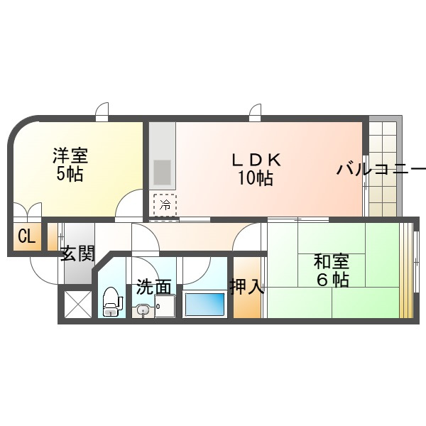 エスポワール明石の間取り