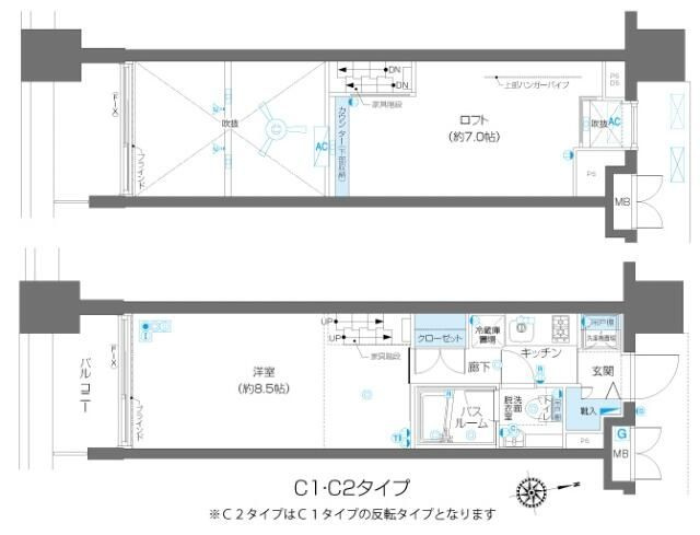 ＺＯＯＭ麻布十番の間取り